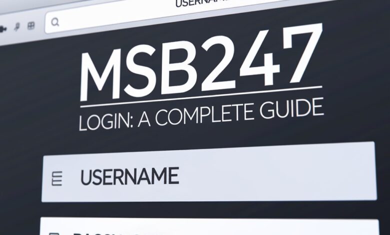 MSB247 Login