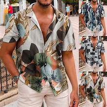  thespark shop flower style casual men shirt